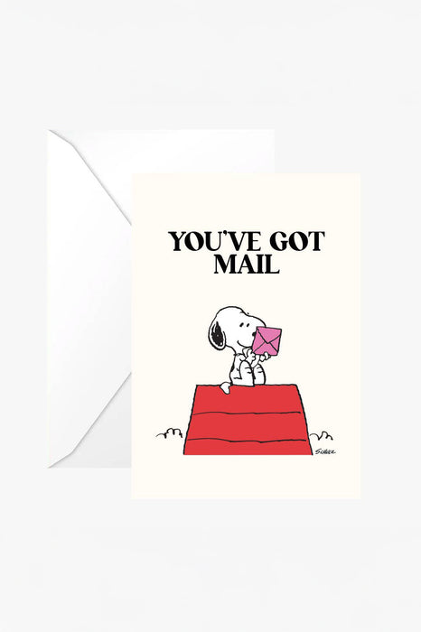 Carte double Snoopy - You got mail