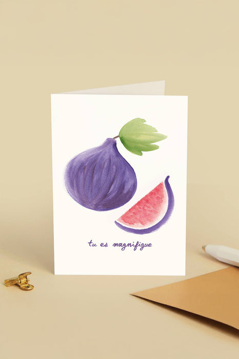 Carte double - Tu es magnifigue
