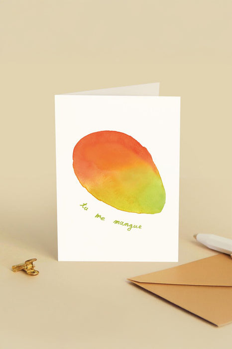Carte double - Tu me mangue