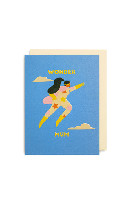 Mini carte double - Wonder mum
