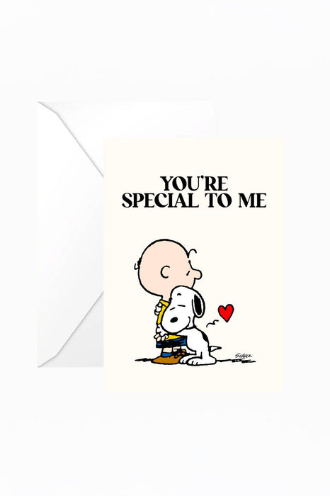 Carte double Snoopy - You're special to me