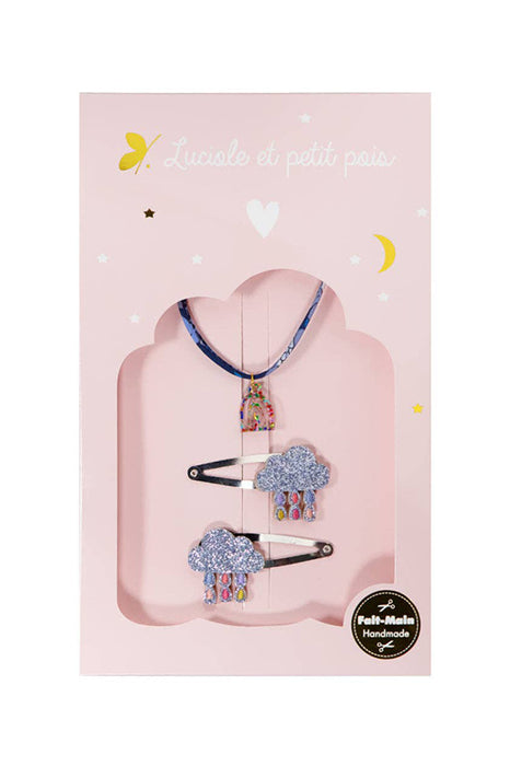 Coffret barrettes et bracelet - Rainbow