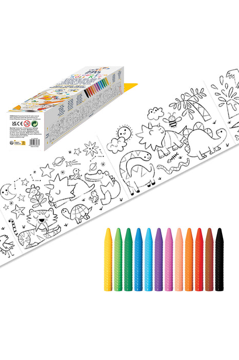 Kit de coloriage - Rouleau de 3m (dinosaures)