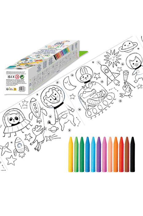 Kit de coloriage - Rouleau de 3m (espace)