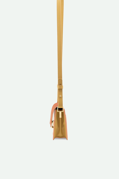 Sac bandoulière - Beige & marron