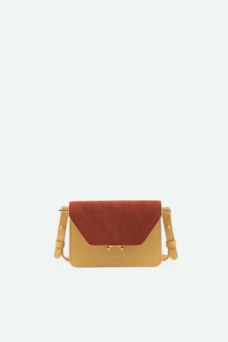 Sac bandoulière - Beige & marron
