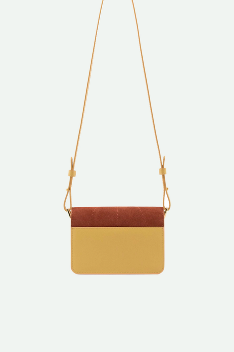 Sac bandoulière - Beige & marron