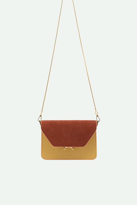Sac bandoulière - Beige & marron