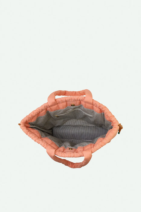 Sac cabas matelassé - Rose