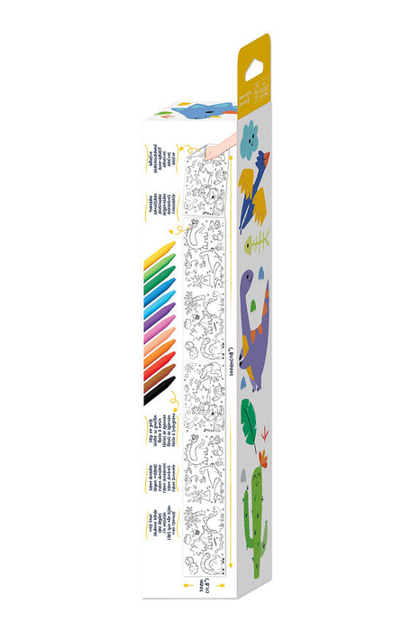 Kit de coloriage - Rouleau de 3m (dinosaures)