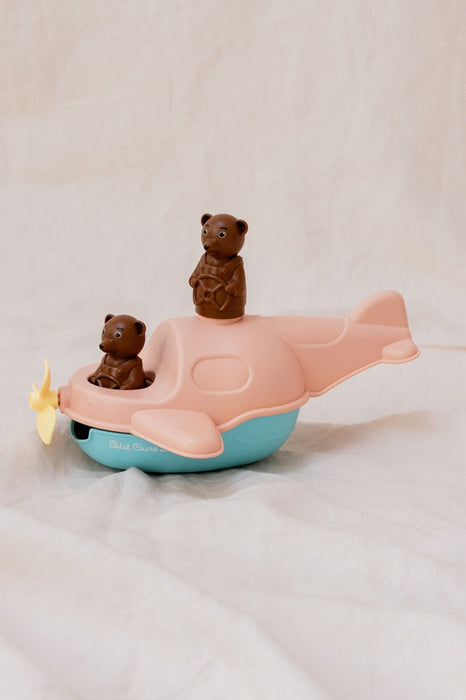 Jouet de bain - Hydravion Petit Ours Brun (Pêche)