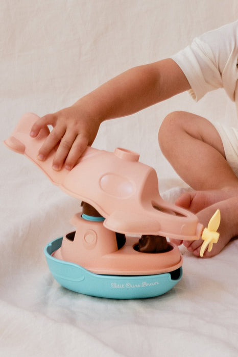 Jouet de bain - Hydravion Petit Ours Brun (Pêche)