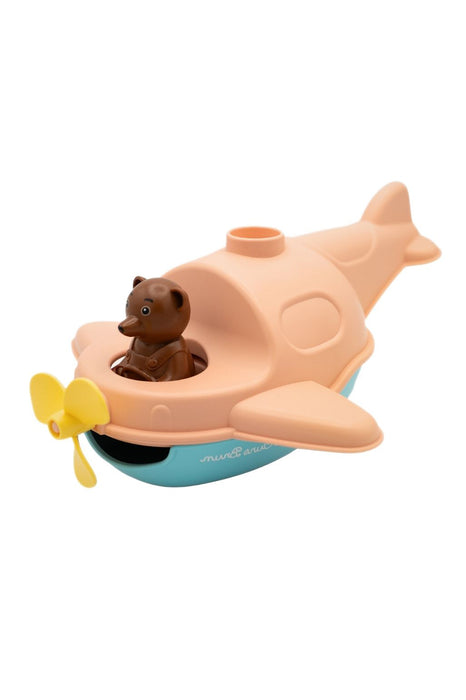 Jouet de bain - Hydravion Petit Ours Brun (Pêche)