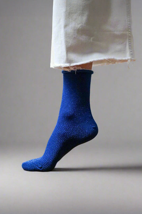 Chaussettes Lurex - Electric Blue