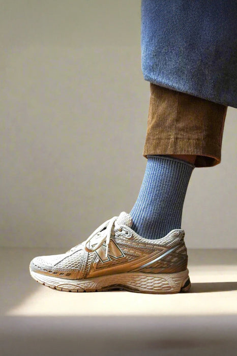 Chaussettes Lurex - Mineral Blue