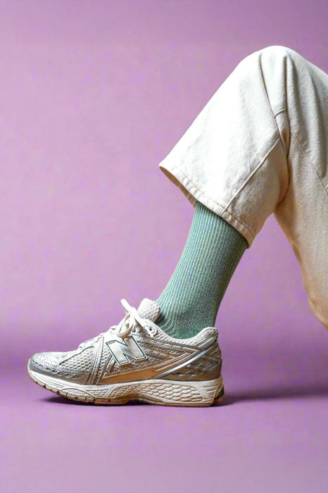 Chaussettes Lurex - Mint Green