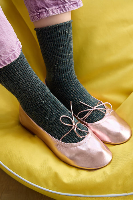 Chaussettes Lurex - Vert