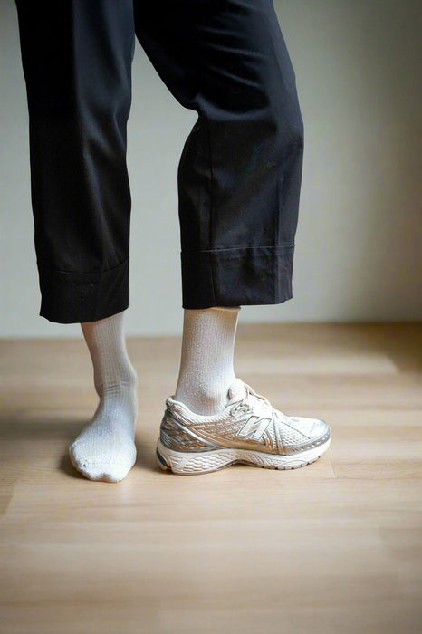 Chaussettes Lurex - Blanc