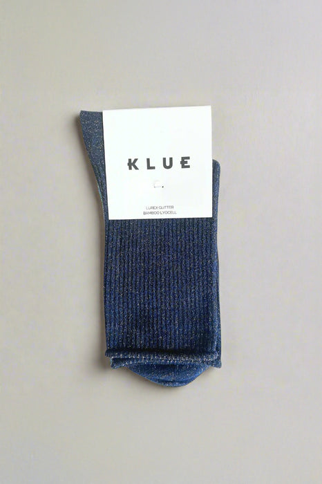 Chaussettes Lurex - Bleu