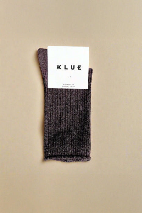 Chaussettes Lurex - Chocolat