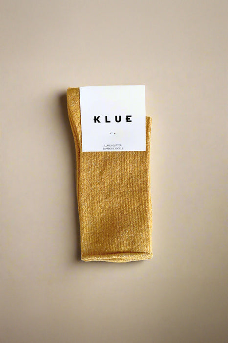 Chaussettes Lurex - Moutarde