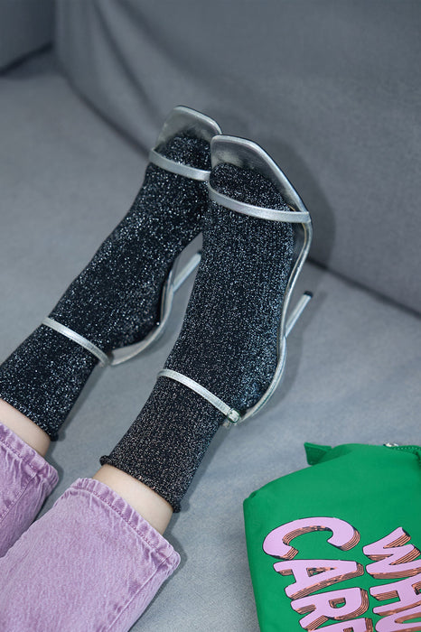 Chaussettes Lurex - Noir