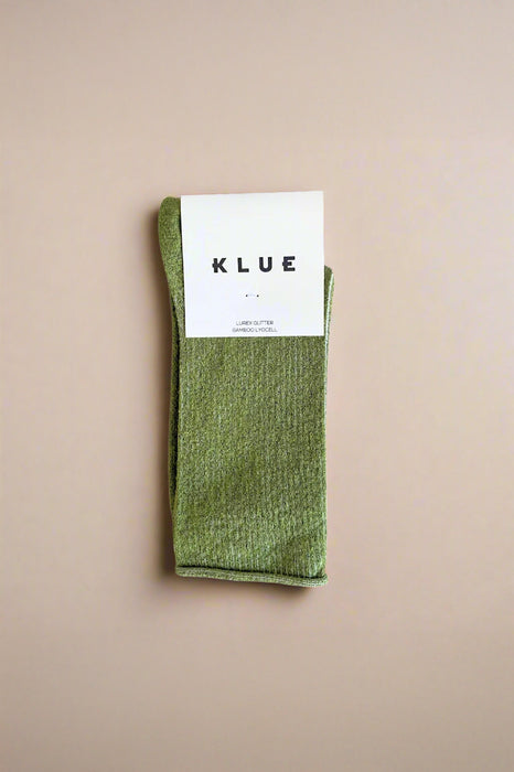Chaussettes Lurex - Olive Green