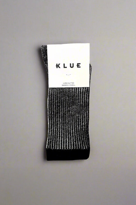 Chaussettes Lurex - Rayées Noires