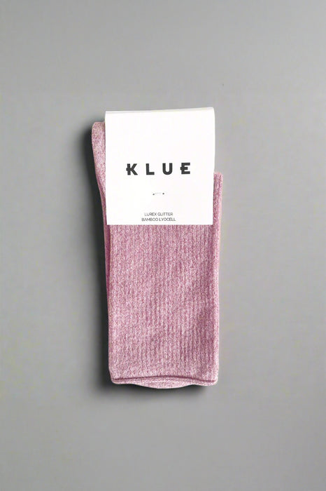 Chaussettes Lurex - Rose