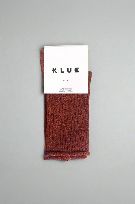 Chaussettes Lurex - Rouge