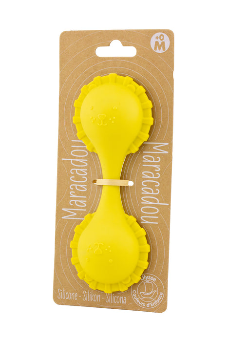 Maraca en silicone - Maracadou (jaune)
