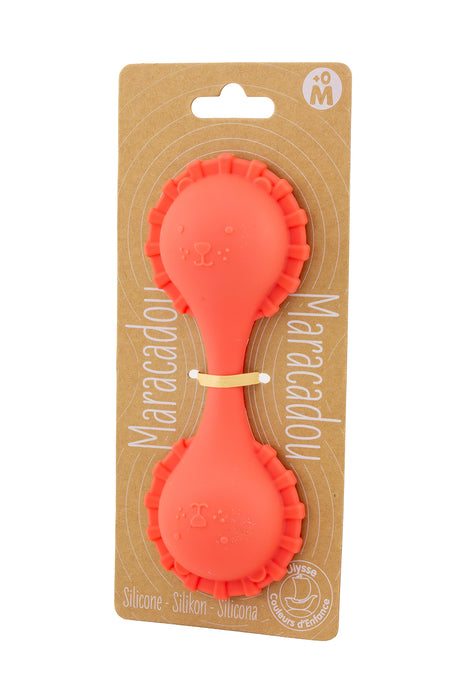 Maraca en silicone - Maracadou (corail)
