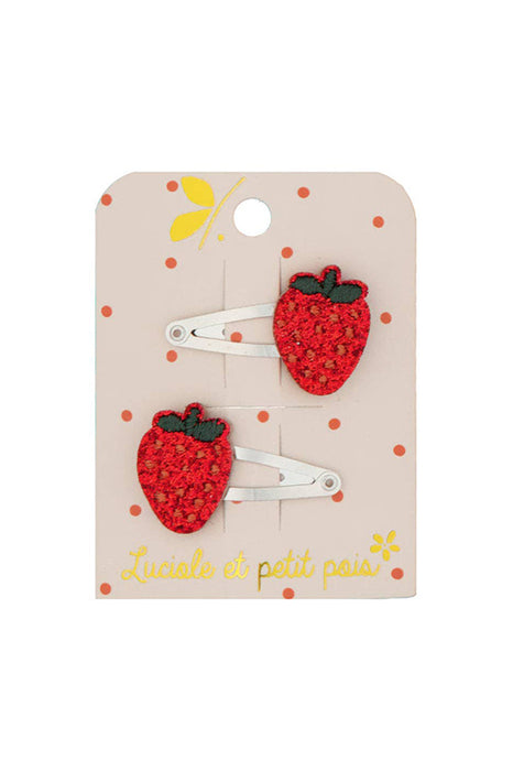 Mini barrettes - Fraises