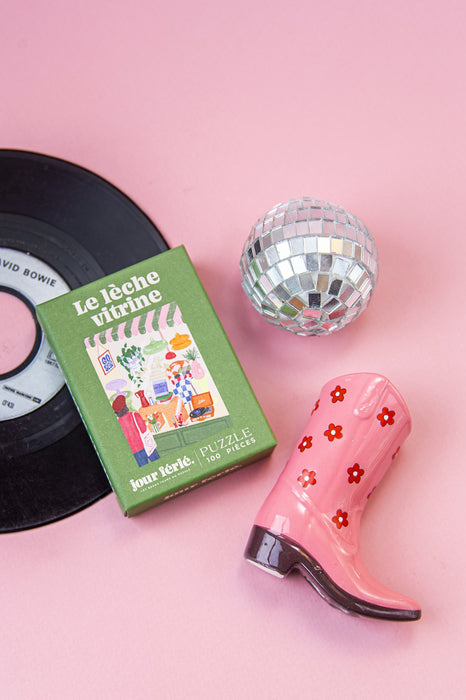 Mini puzzle 100 pièces - Le lèche vitrine
