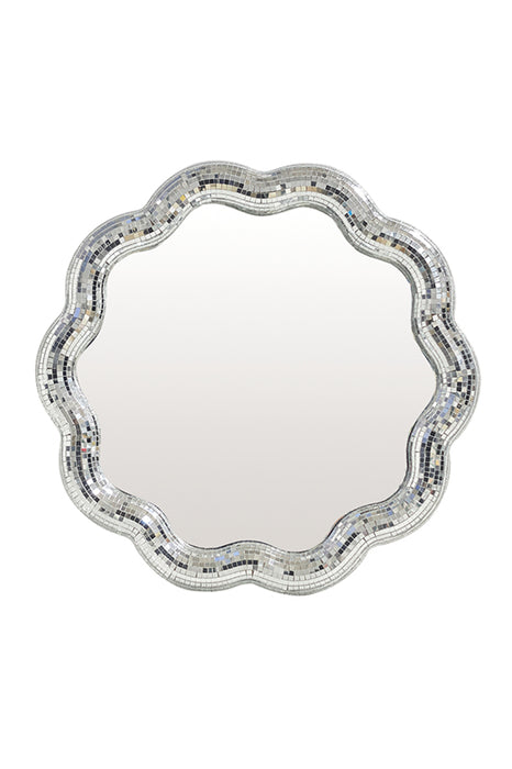 Miroir à facettes ondulé