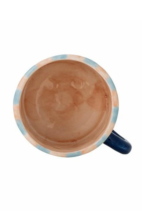Mug Phoenix - Rayures (rose et bleu ciel)