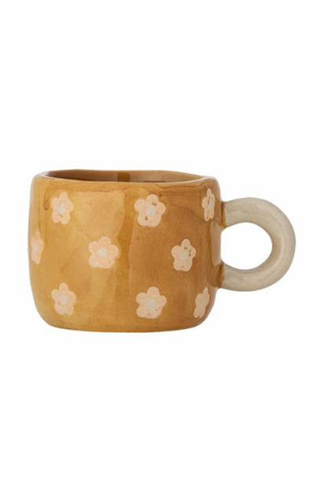 Tasse nini - Fleurs (ocre)