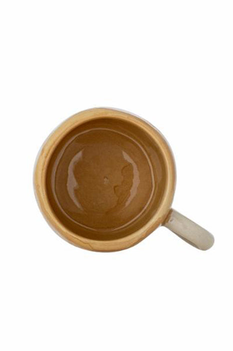 Tasse nini - Fleurs (ocre)