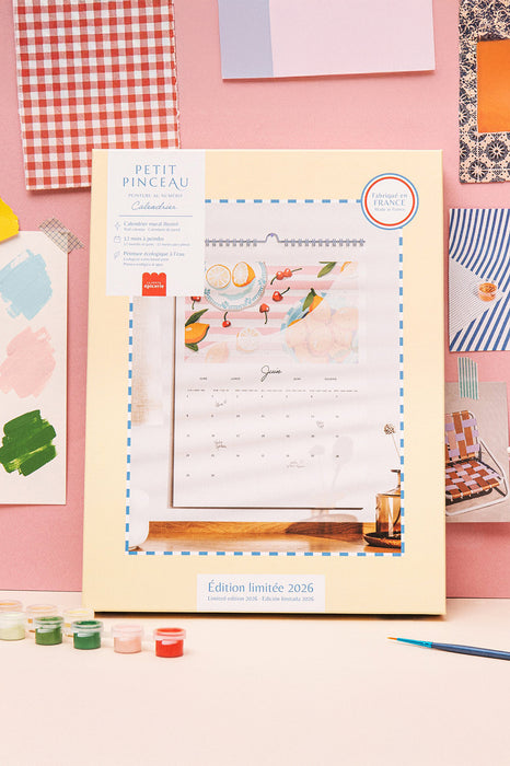 Petit Pinceau - Calendrier 2026 à peindre