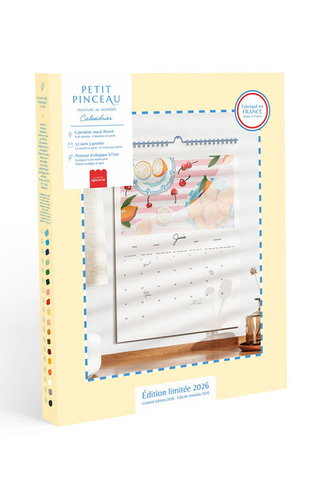Petit Pinceau - Calendrier 2026 à peindre