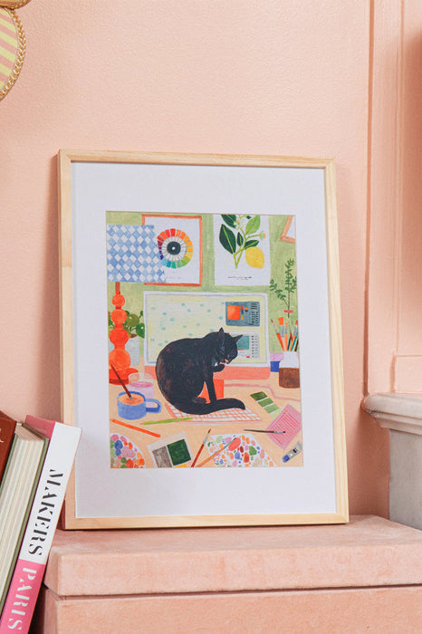 Petit Pinceau - La pause du chat