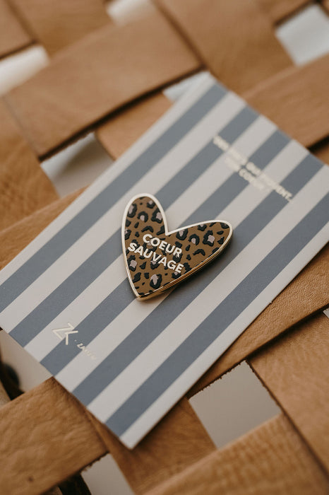 Pin's émaillé - Coeur sauvage