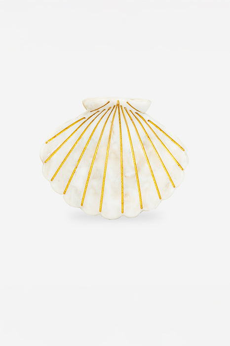Pince à cheveux - Coquillage (Sable)