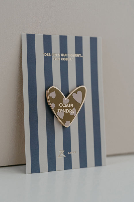 Pin's émaillé - Coeur tendre