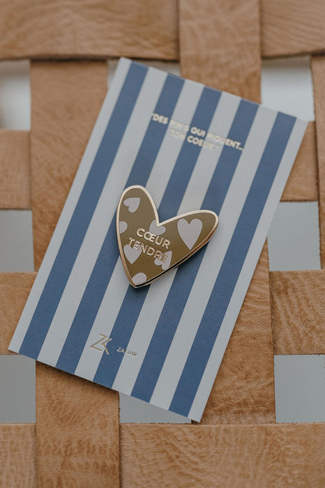 Pin's émaillé - Coeur tendre