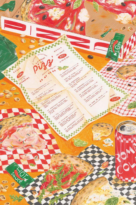 Puzzle 1000 pièces - La pizza à emporter
