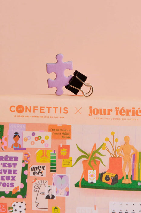 Puzzle 500 pièces - Du feutre sur les mains