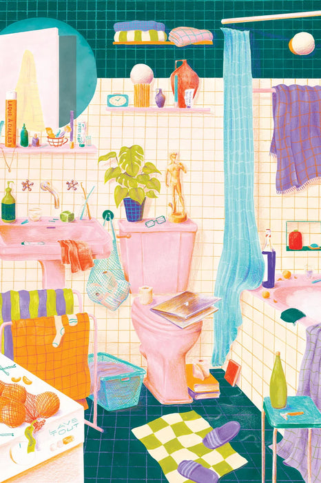 Puzzle 500 pièces - La soirée mousse