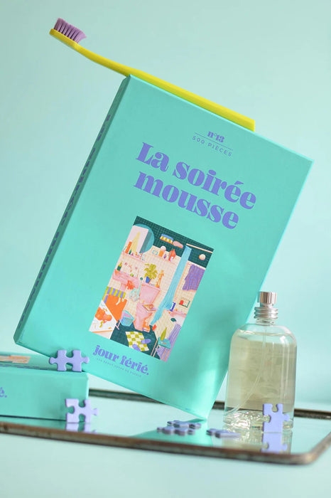 Puzzle 500 pièces - La soirée mousse