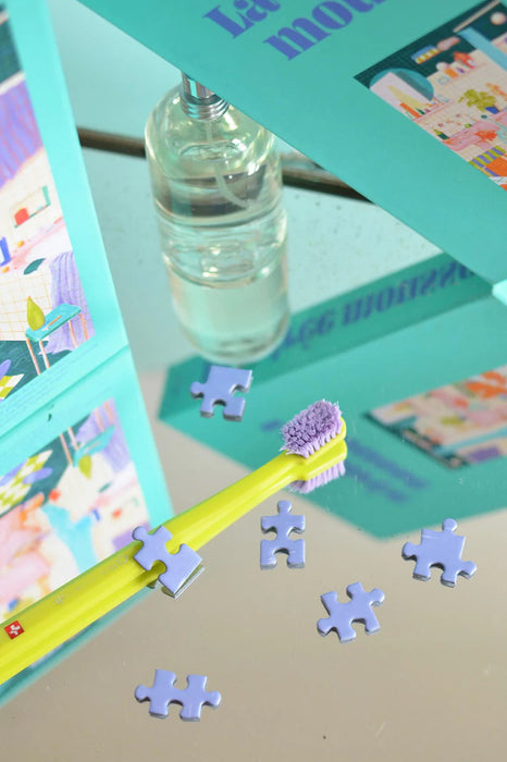 Puzzle 500 pièces - La soirée mousse